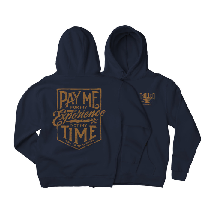 HOODY PAY ME - NVY